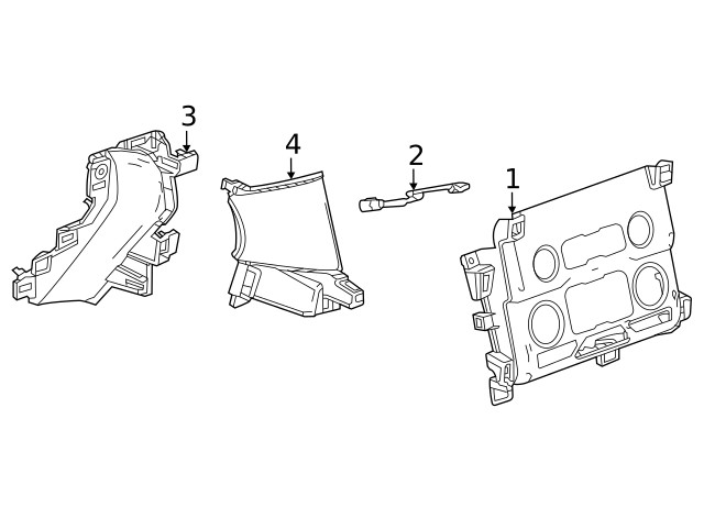 Genuine GM Lower Panel 84312141