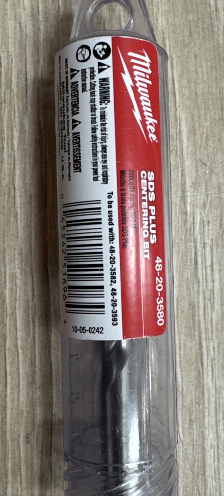 Milwaukee 48-20-3580 SDS Plus Core Centering Bit