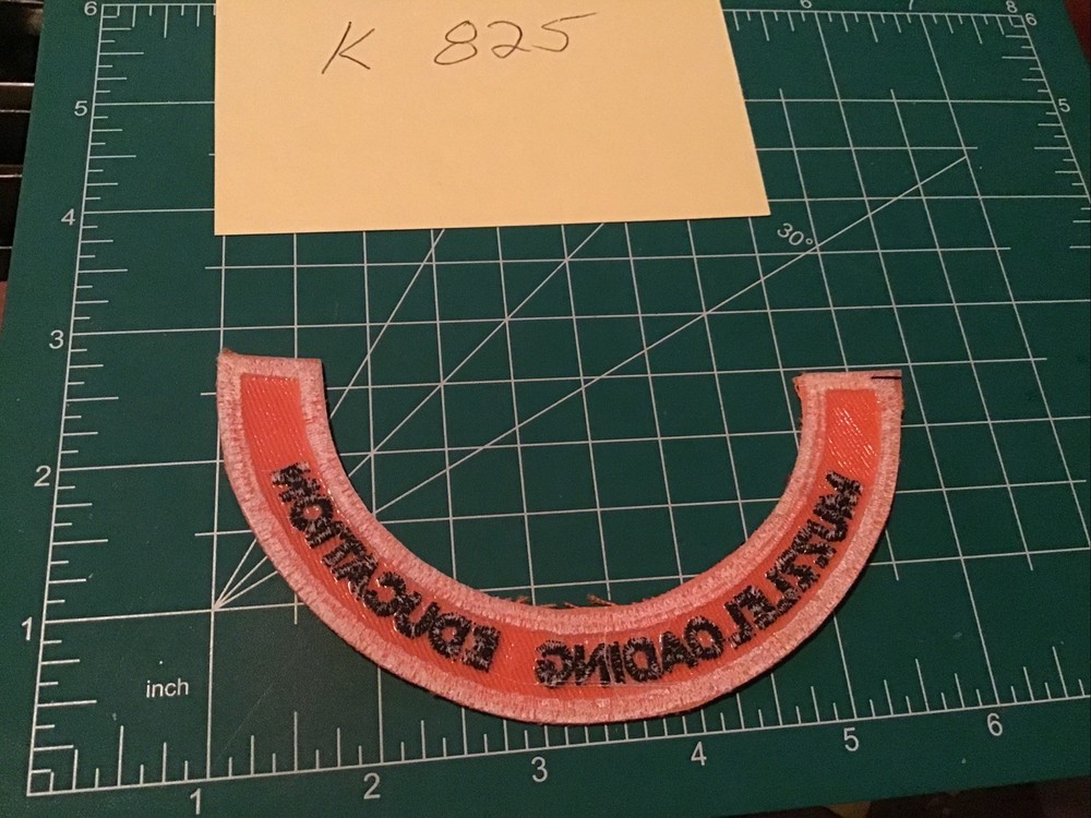 Muzzle loading Education Patch Applique Crest Iron On