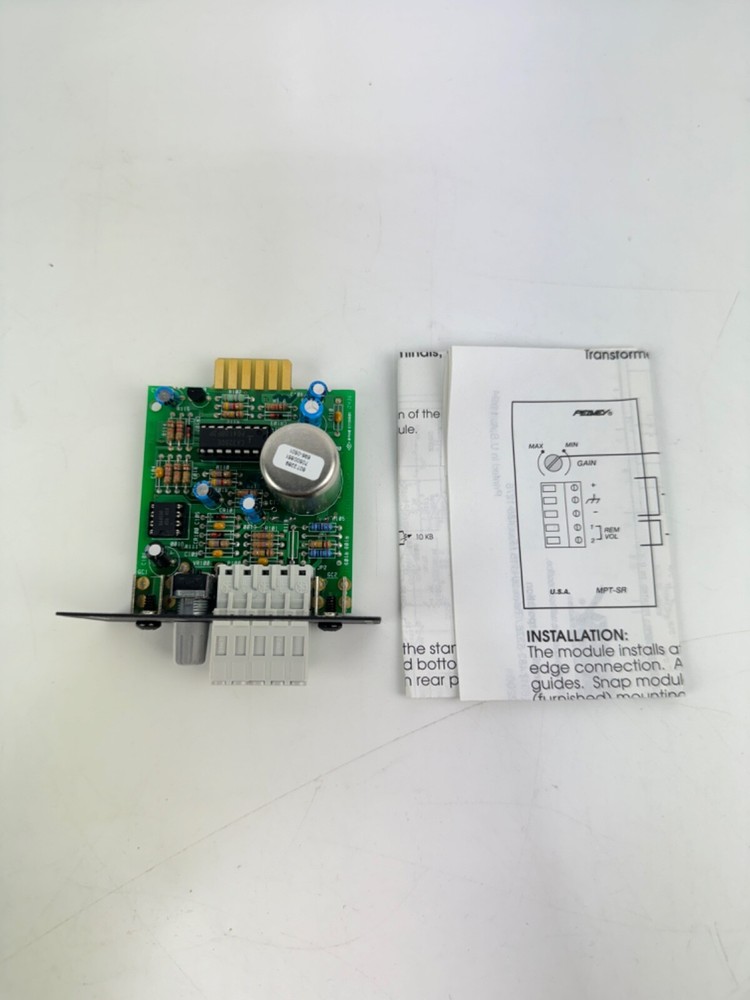 Peavey MPT-SR Transformer Balanced Mic Preamp with Remote Volume