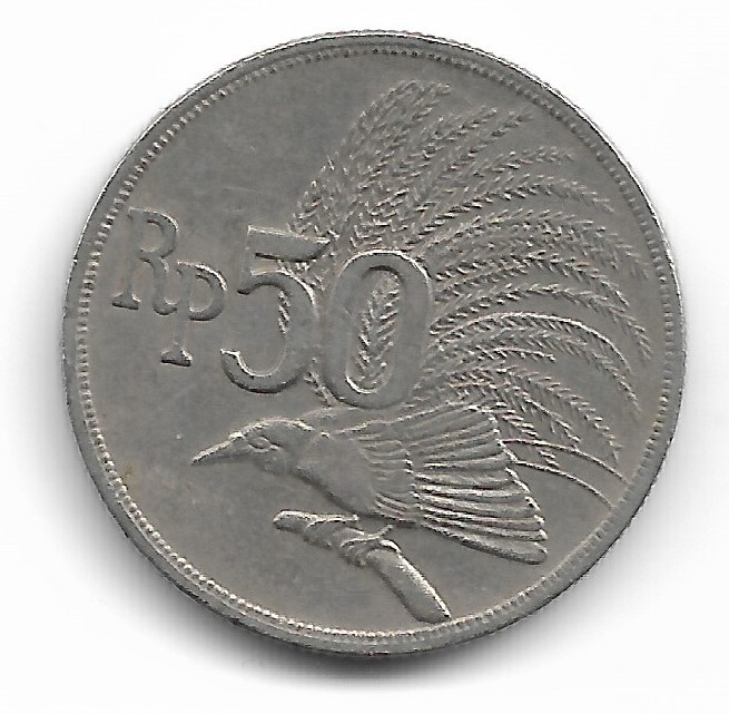 Indonesia 50 Rupiah 1971 KM# 35