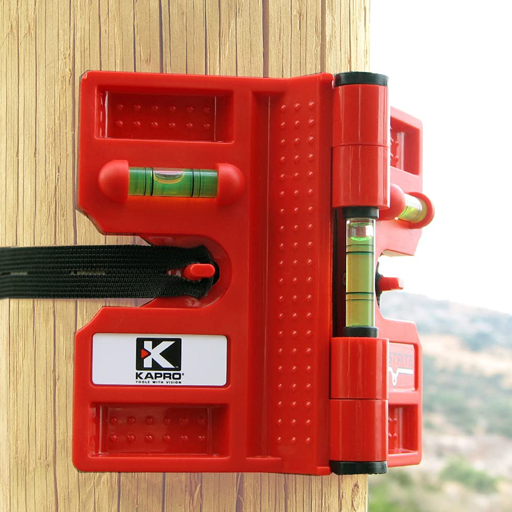 - 340 Postrite Post Level - Adjustable Folding Post Level - For Use on Posts and