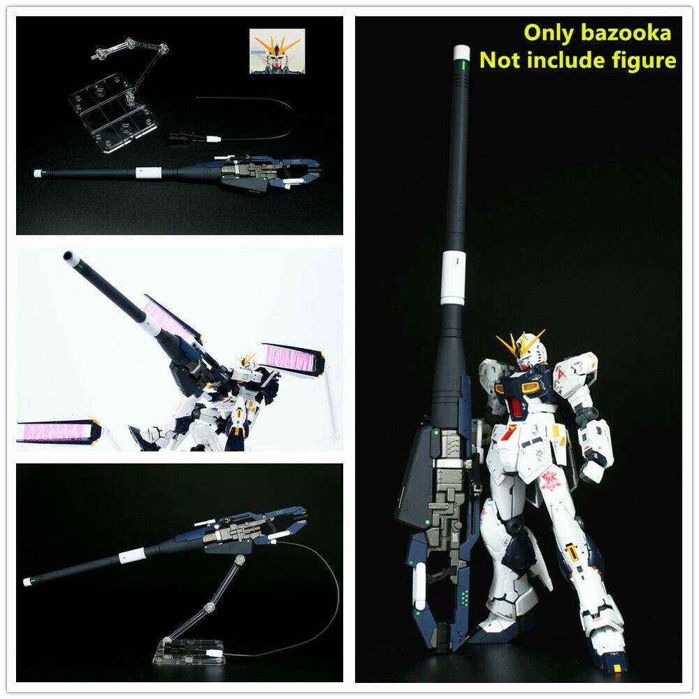 for RG 1/144 RX-93 Nu v Model EW Hyper Mega Bazooka Launcher+Base+Replace Face*2