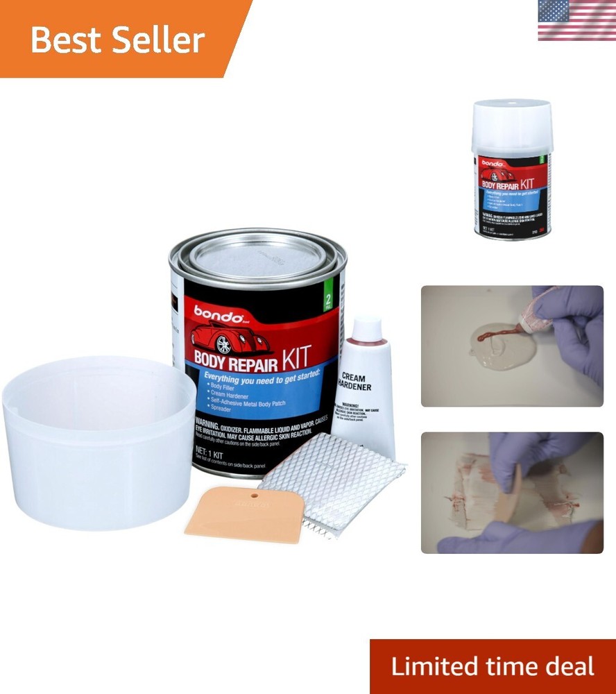 Time-Efficient Body Repair Kit with Easy Cream Formula & Step-by-Step Guide