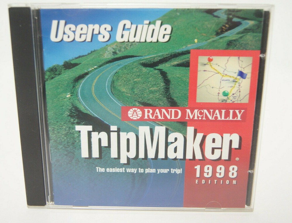 Rand McNally Tripmaker 1998 Edition Users Guide PC Computer Software Program