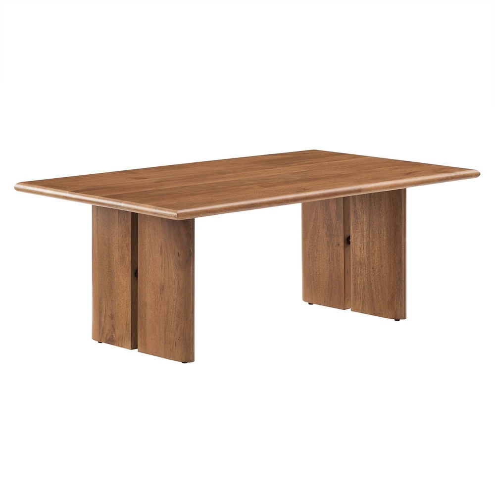 Amistad Wood Coffee Table in Walnut
