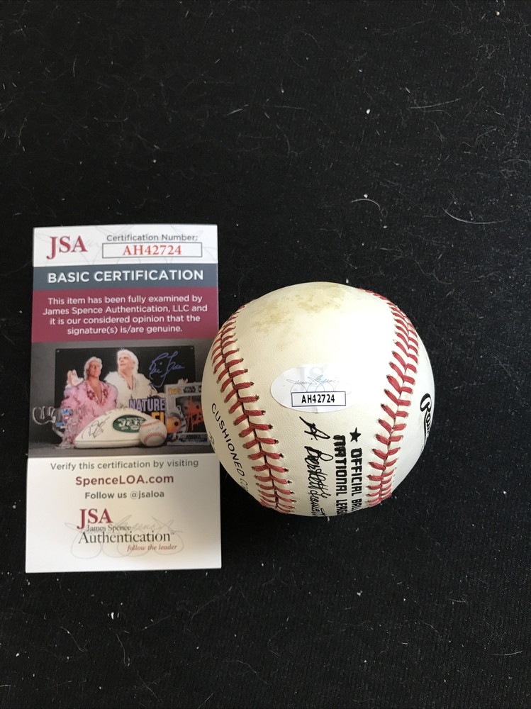 Gene Conley Signed Autographed Official MLB Baseball JSA COA