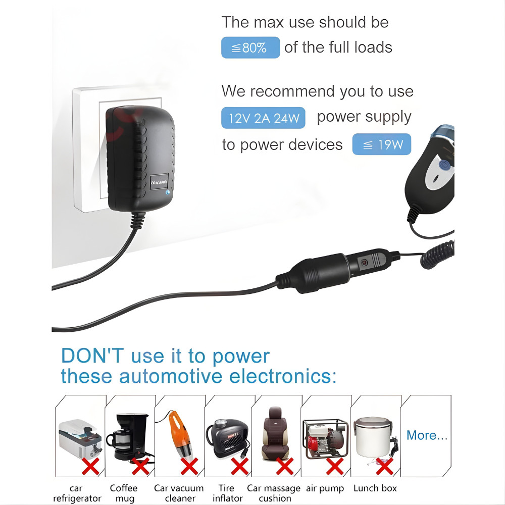 Replacement Power Cord for Alexa Echo Dot 5th Generation, 4th Gen, 3rd Gen, Echo