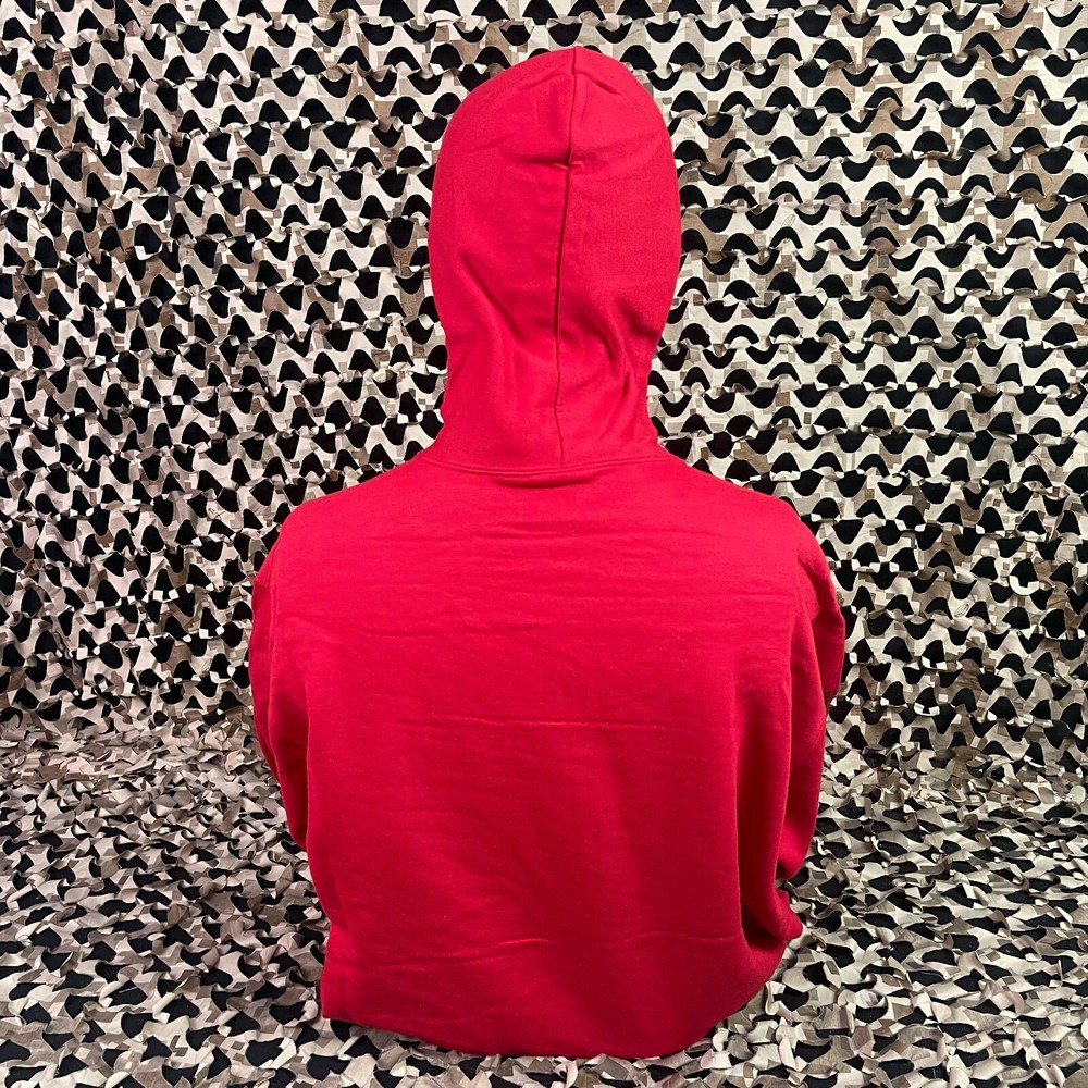 NEW First Strike Pull Over Hooded Sweatshirt - Red - X-Large