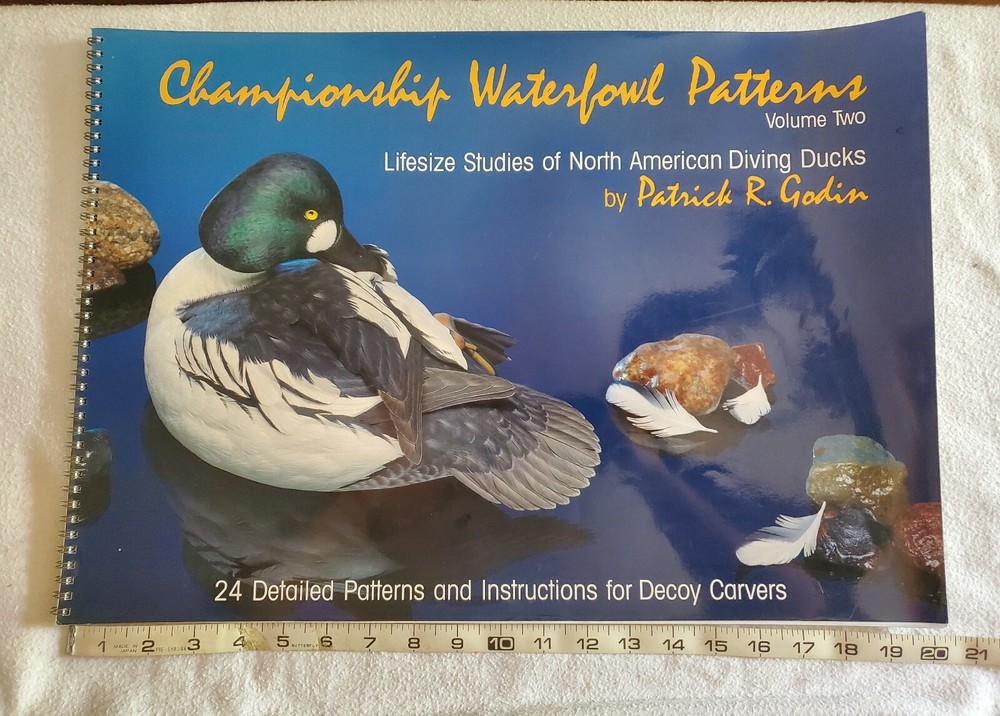 Championship Waterfowl Patterns Vol 2 by Patrick Godin,  1987, SIGNED