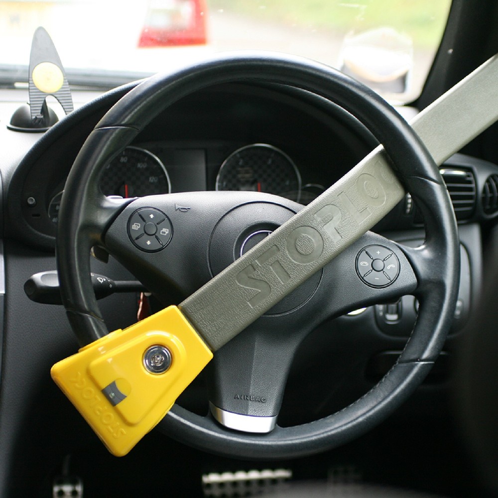 Stoplock Original Steering Wheel Lock for Mitsubushi Lancer 2005 to 2007 LED