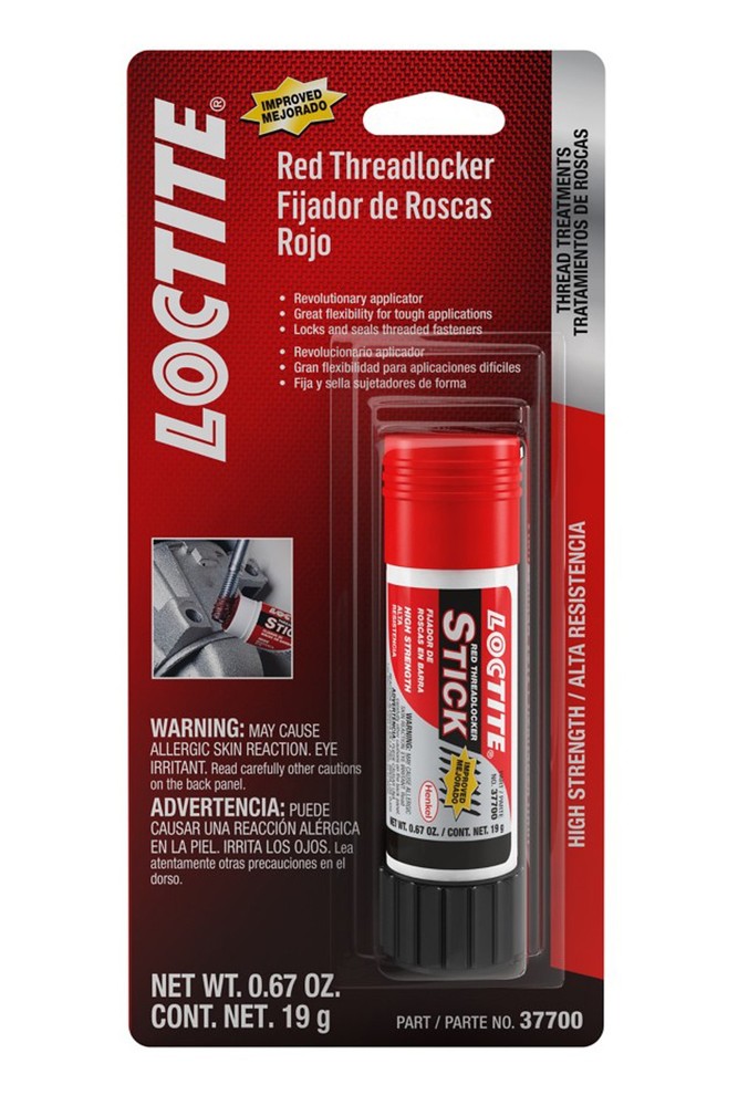 Loctite Thread Locker - Red 262 - 19 g Stick - Each 511535