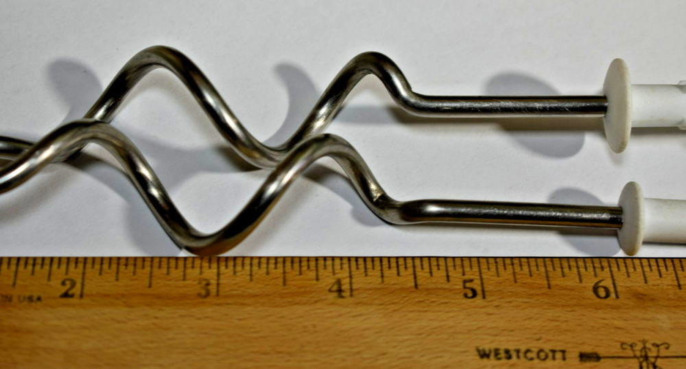 Replacement Set Unbranded Mixer Machine Dough Hooks Wire Beaters