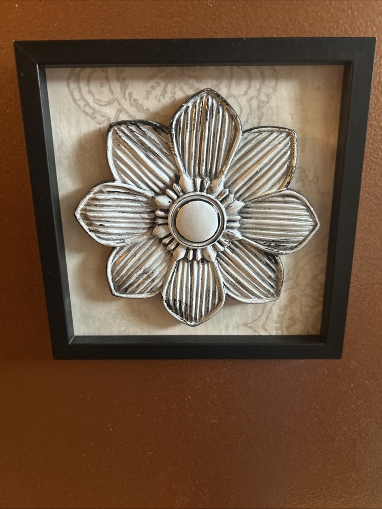 Framed Vintage Ceramic Art