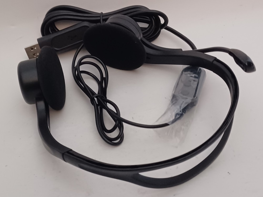 3A Logitech 960 USB Computer Headset M/N A00091