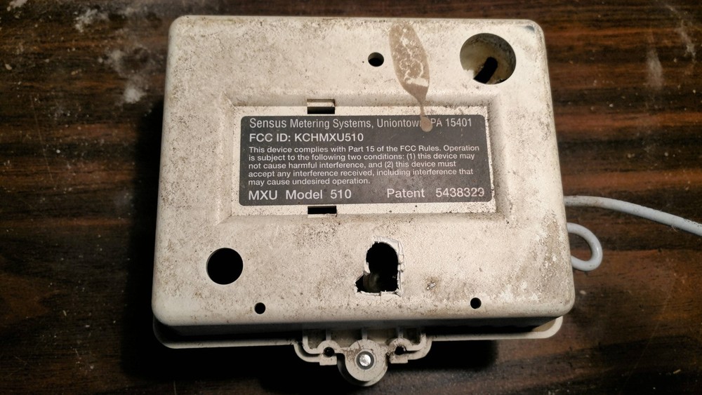 Sensus RadioRead MXU 510 Non-Pit Set Module