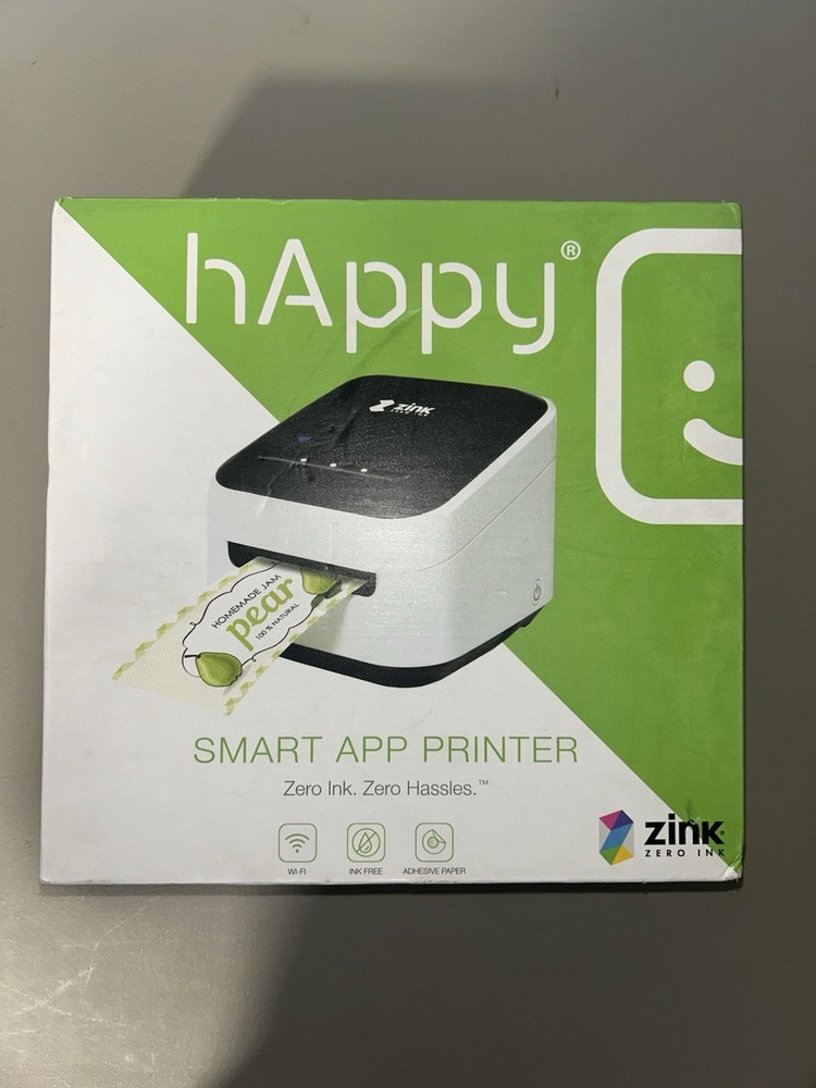 Wireless Zink Happy Smart App Printer Zero Ink Technology