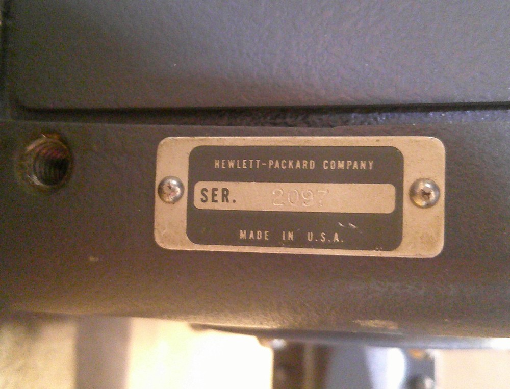 HEWLETT PACKARD VARIABLE ATTENUATOR P/N P382A