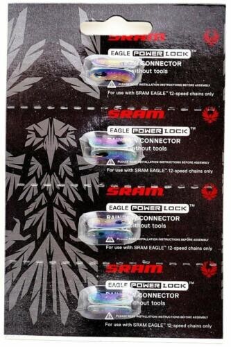 SRAM Eagle PowerLock Link for 12-Speed Chain | Silver or Rainbow