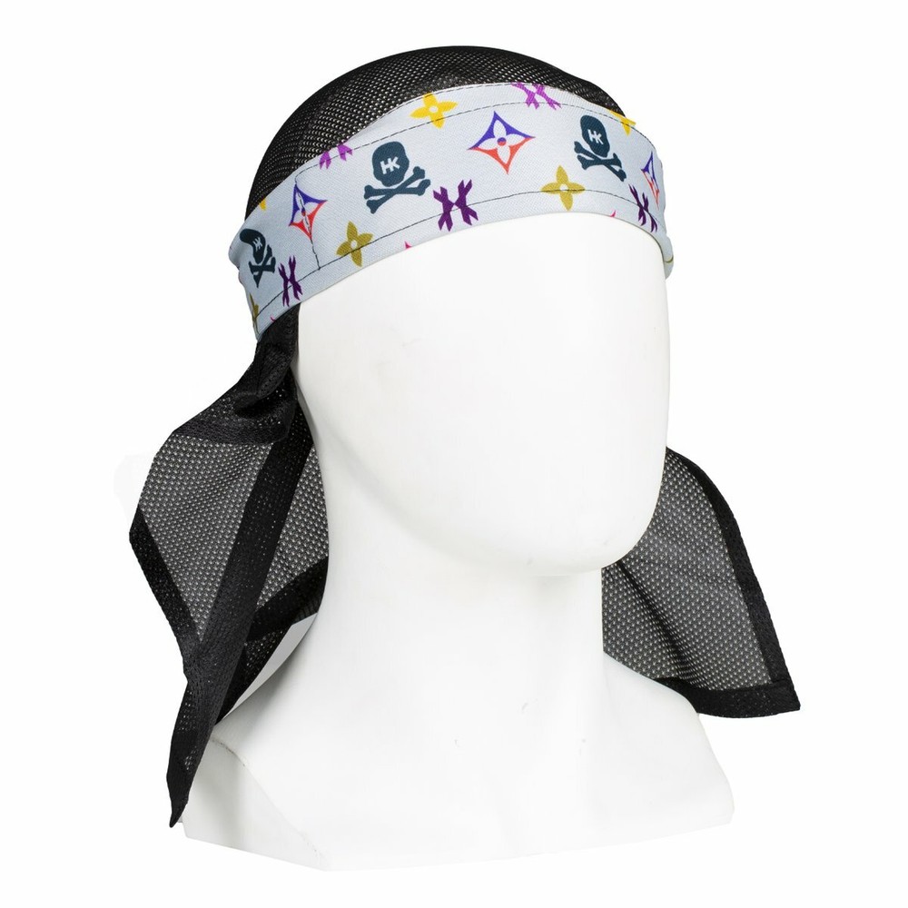 HK Army Headwrap- Monogram Bone/Multi