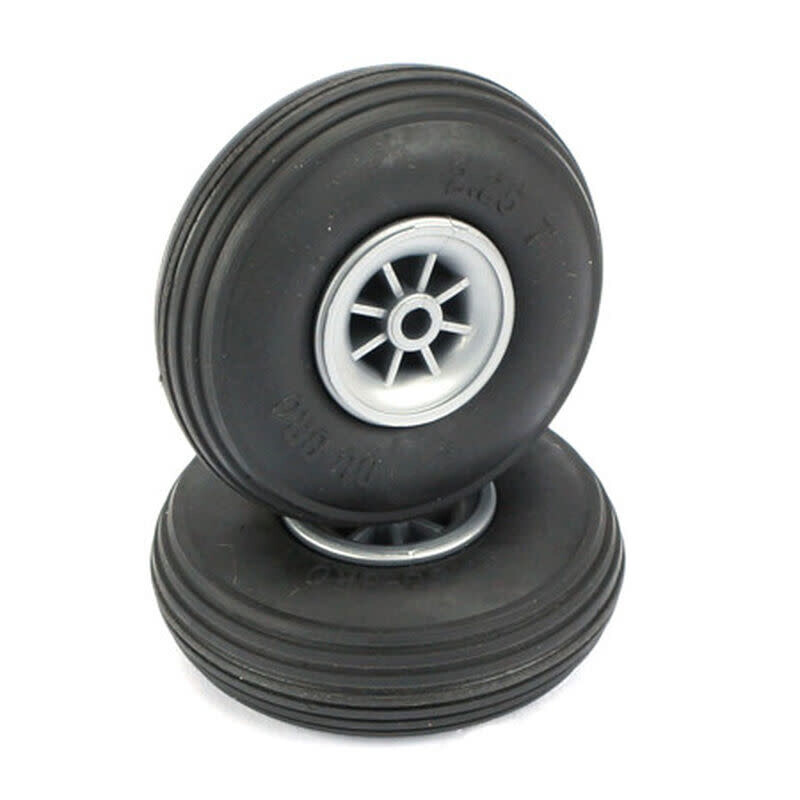DUB225T DuBro Treaded Wheels, 2-1/4"
