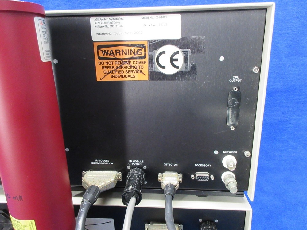 ASI ReactIR 1000 Optics & Electronics Module DiComp Laser Probe EG&G FTIR sensor