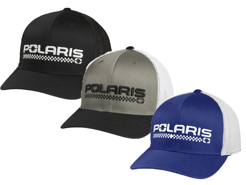 New Polaris Checkered Hat - Multiple Colors