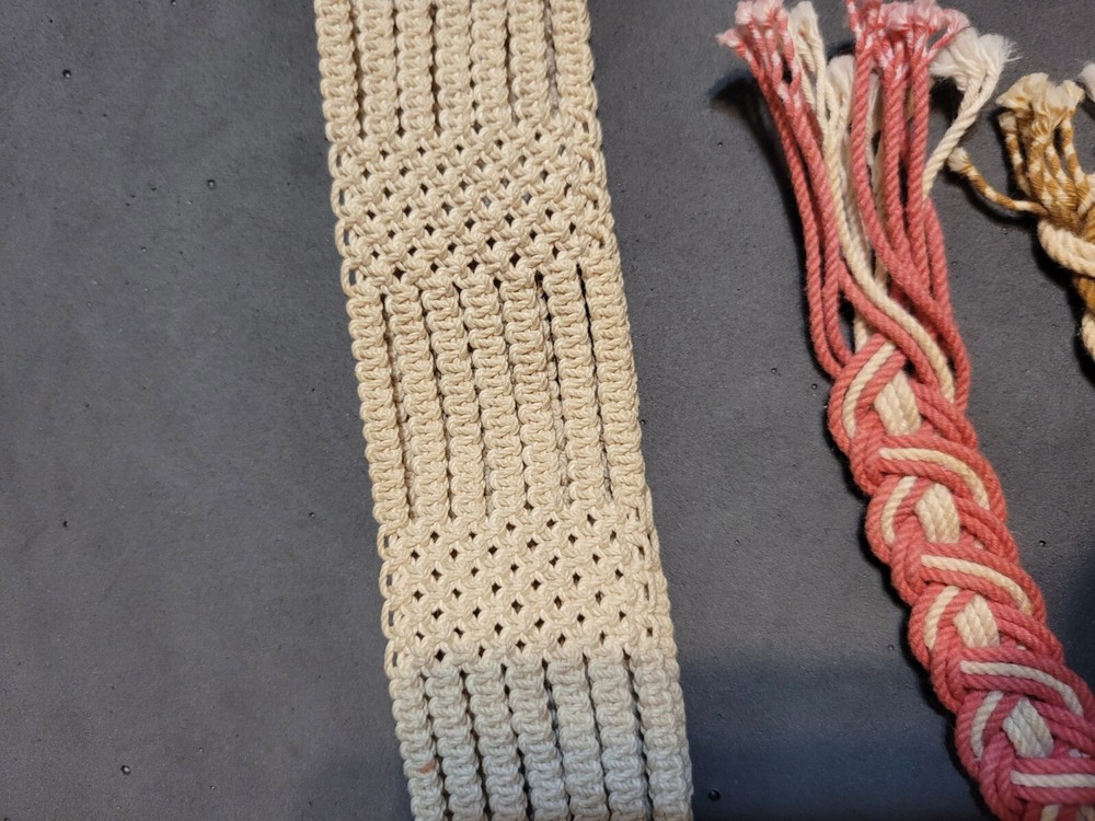 Miscellaneous Macrame Pieces
