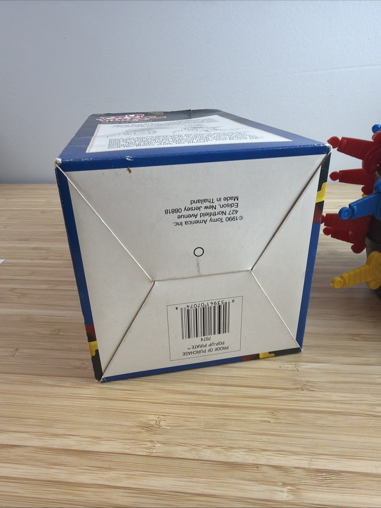 Tomy Super Pop-up Pirate! Complete In Box 1990