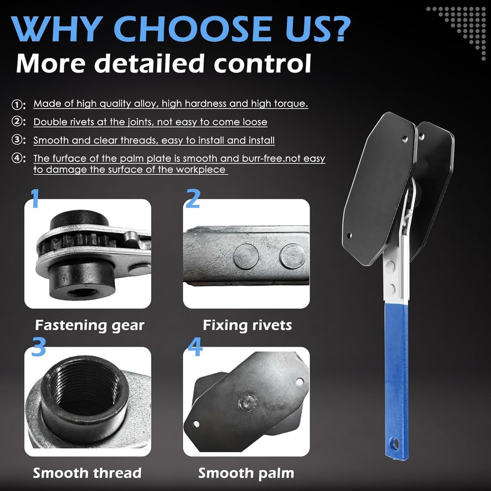 Blue Caliper Piston Compressor 360 Adjustable Brake Tool