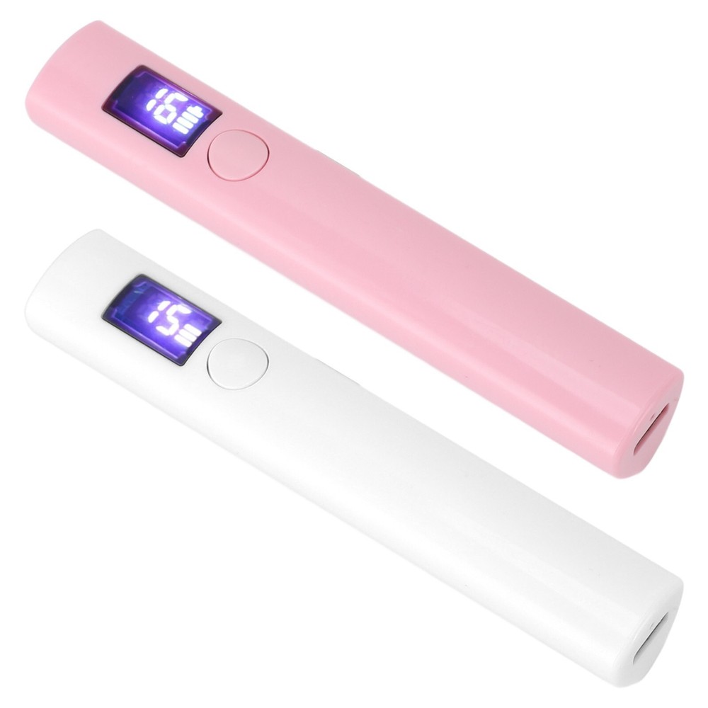 Handheld Gel Nails Light Linear Shape USB Rechargeable Small Display