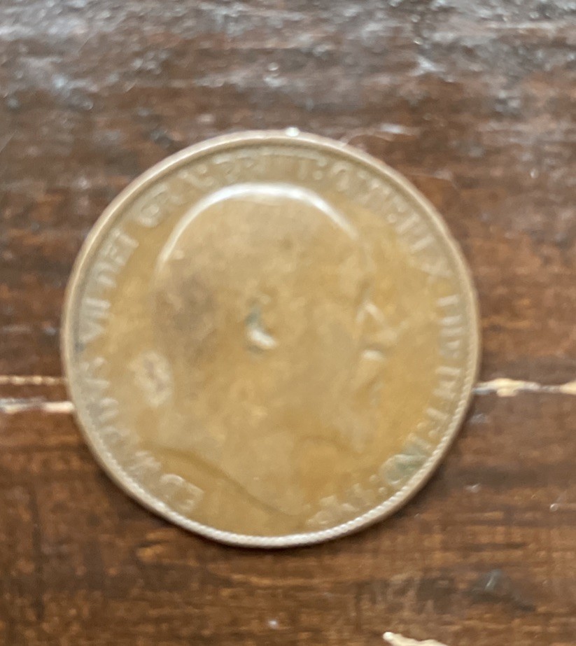 1907 Great Britain Half Penny Bronze