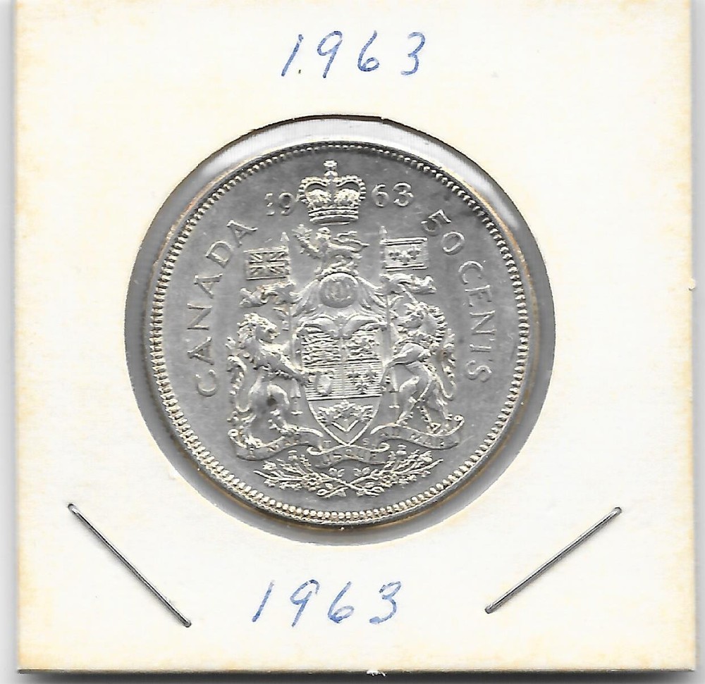 1963 CANADIAN 50 CENT PIECE NICE (SILVER)