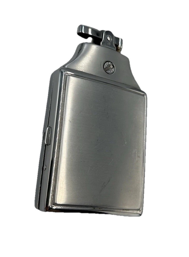 Vintage Ronson Mastercase Metal Silver Tone Cigarette Case Lighter Untested