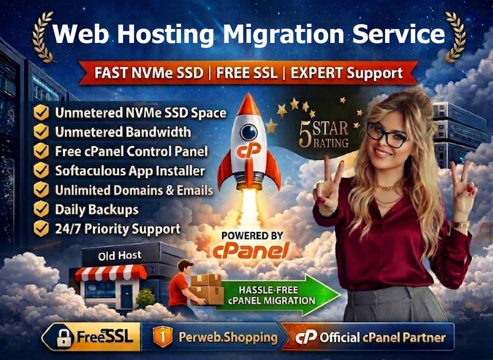 Web Hosting Migration Service - ⚡ Fast Transfer, Unlimited + Support - $14.99/Yr