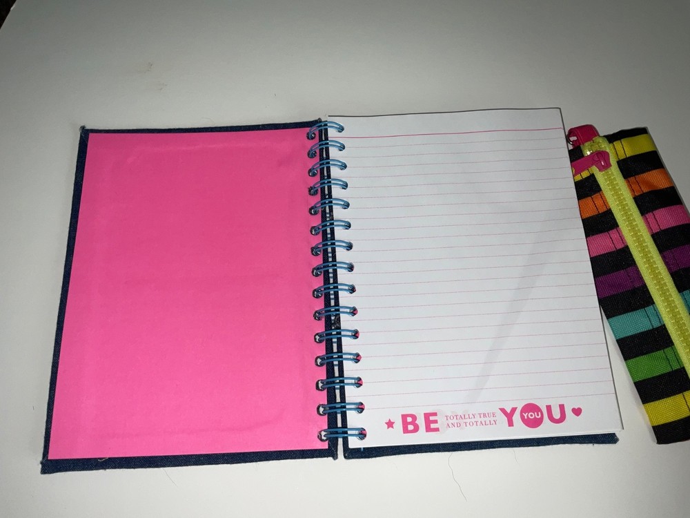 Little Miss Matched Attach-A-Patch Denim Notebook