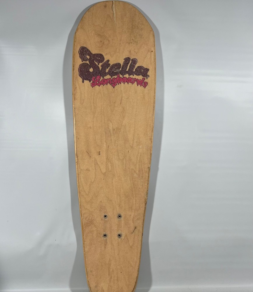 Stella Sloth Longboard Skateboard Deck Kicktail 34” Discontinued Wall Hanger n