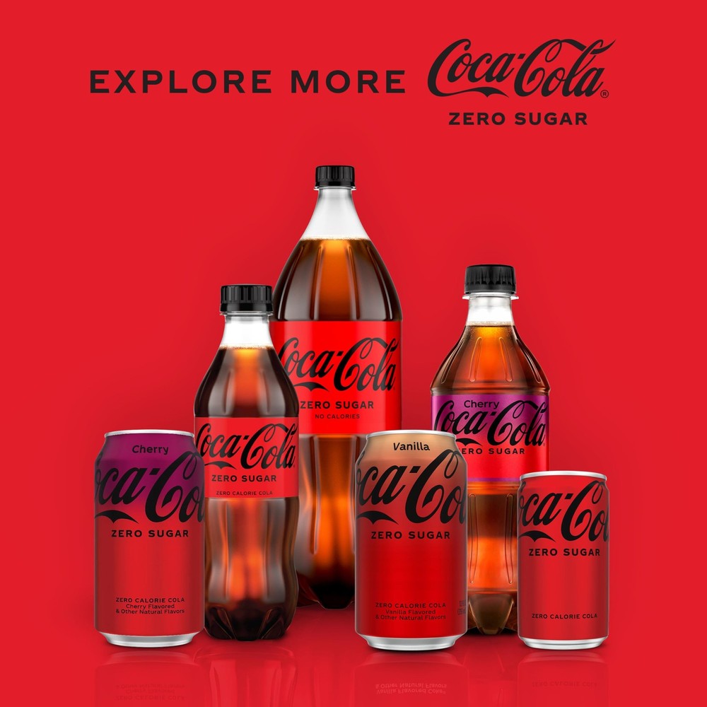 Coca-Cola Coke Zero Sugar Diet Soda, 10 Pack