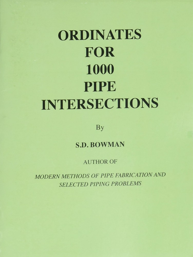 Ordinates for 1000 Pipe Intersections