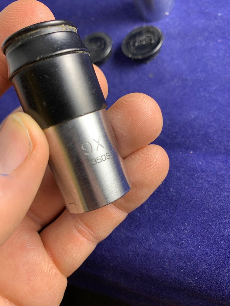 Pair of 9x 350S microscope eyepieces - AO / Spencer