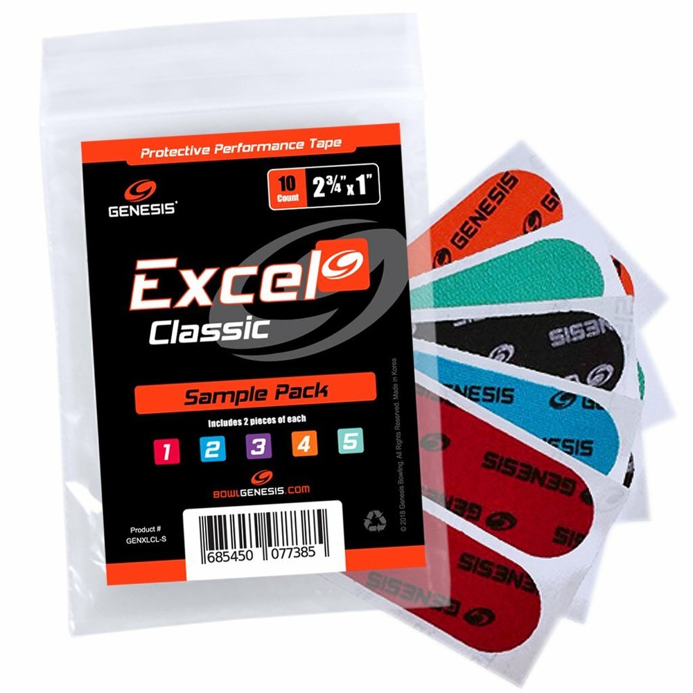 Genesis Excel Classic Performance Tape Sample Pack, 10 pcs