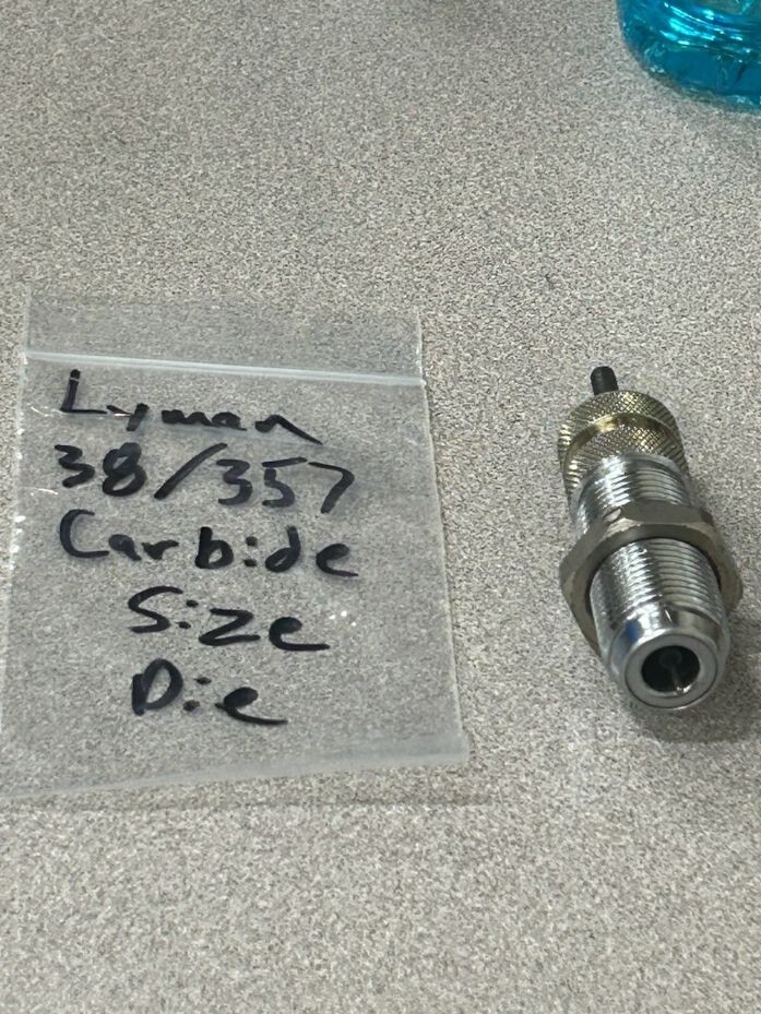 Lyman Carbide Size Die for 38 SPL & 357 MAG