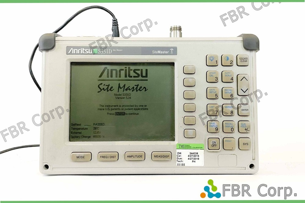 Anritsu S331D SiteMaster  Cable and Antenna Analyzer Tester Unit Site Master