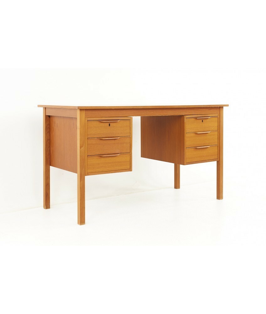 Bent Silberg Mobler Mid Century Danish Teak Desk