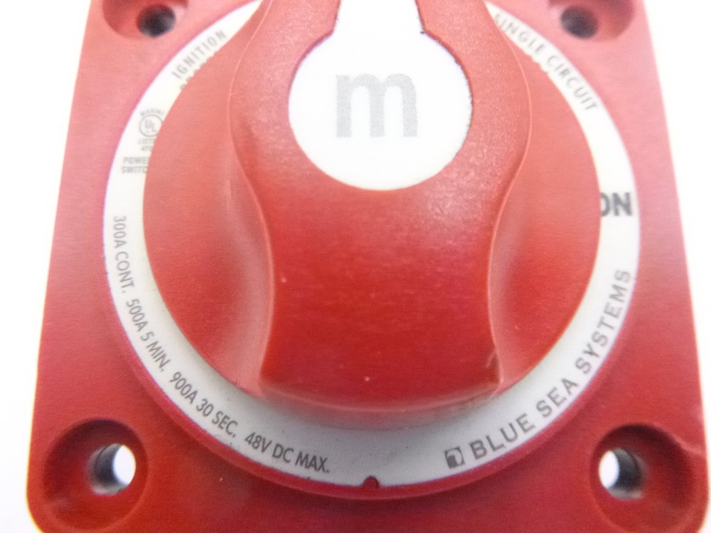 Blue Sea Systems Battery Selector Switch 6006 M-Series Red