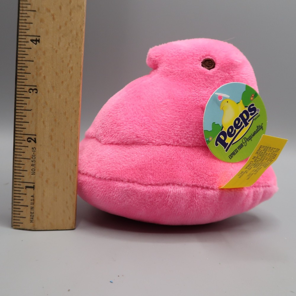 Small Pink Chick Peep & Hello Kitty theme Marshmallow Candy 4" Plush Easter