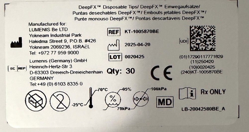 Lumenis DeepFX Disposable Tip
