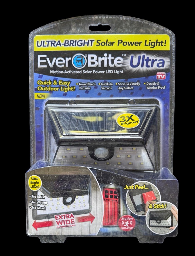 Ontel Ever Brite Flood Light - Black (261791)