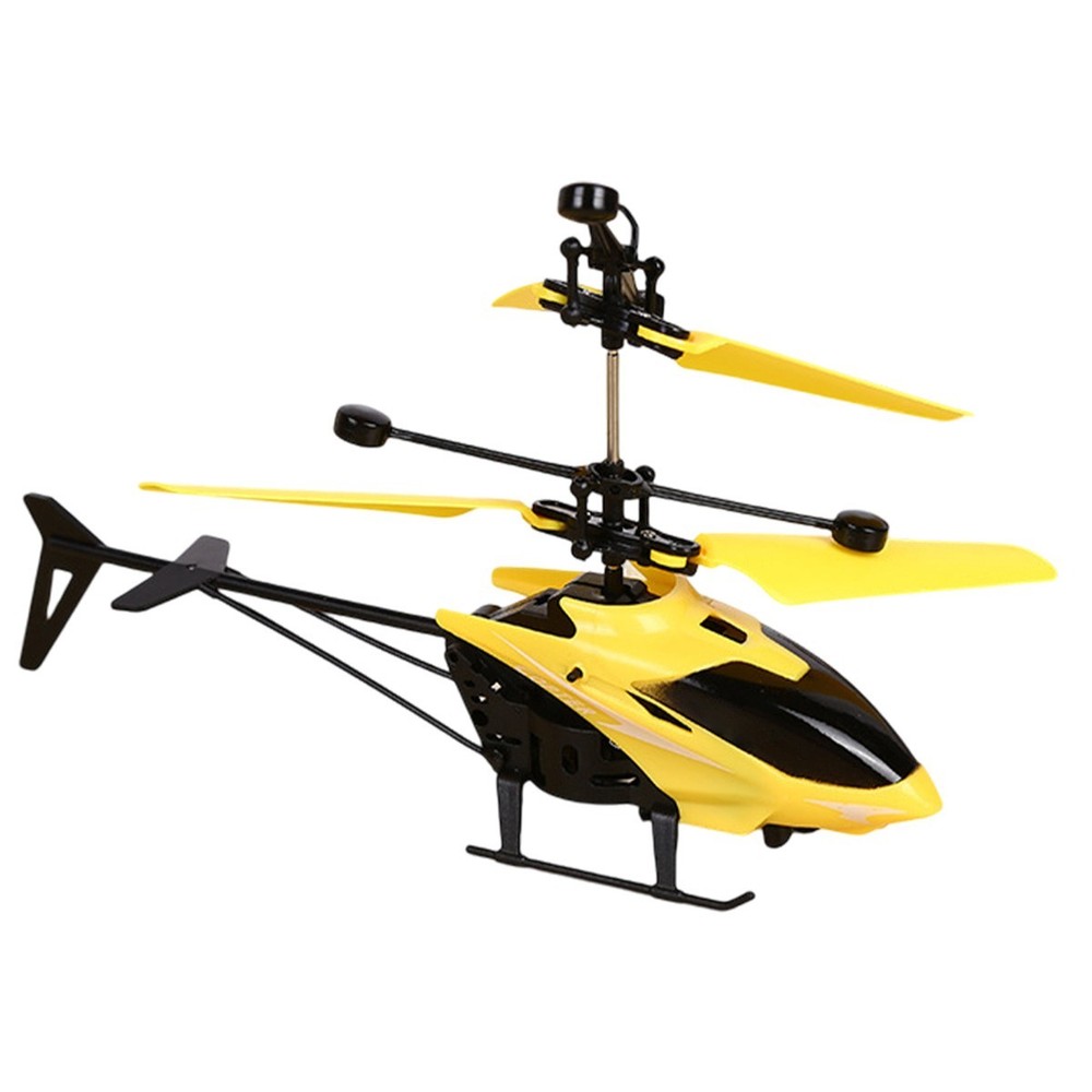 Rechargeable Mini RC Drone Remote Helicopter Safe Fall-Resistant ground sensors