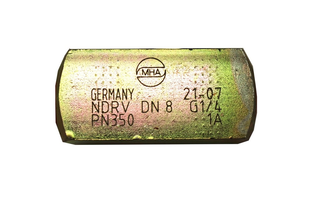 MHA NDRV throttle valve DN 8 PN350 Unused